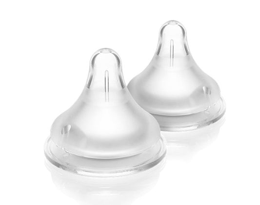 Lot de 2 Tétines Natural Wave - +0 mois