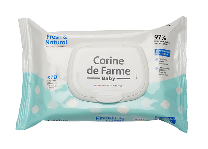 Lingettes Change Fresh & Natural - 70 Lingettes