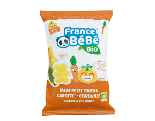 Biscuit Mon Petit Panda de Maïs Carotte Citrouille - Dès 7 mois - 25 g