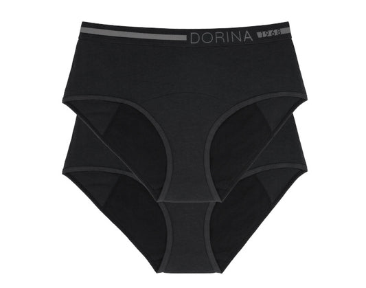 Lot 2 Shortys Midi Menstruels en Coton Bio Eco Moon