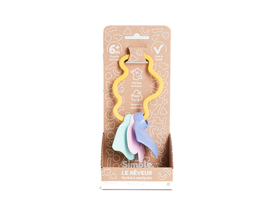 Hochet en Plastique Recyclé - Dès 6 mois