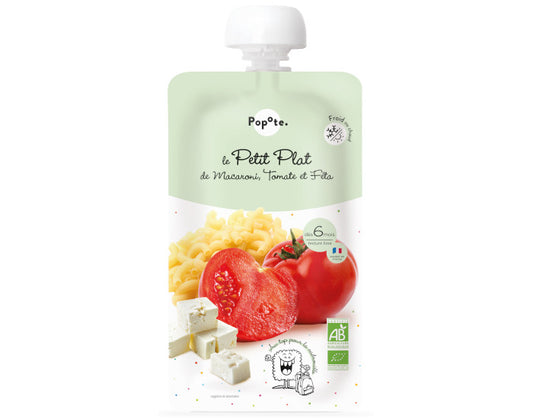 Le Petit Plat Macaroni Tomate Feta - 180g - Dès 6 mois