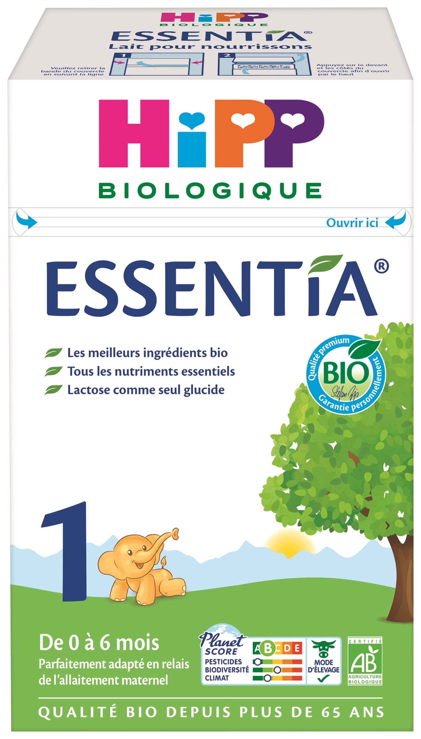 Lait pour Nourrissons Essentia - 1er Age - 600 g