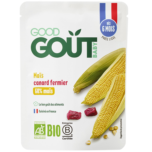 Petit Plat Bébé Maïs Canard Fermier - 190 g - Dès 6 mois