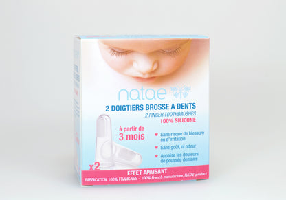 Doigt brosse à dent silicone qualité médicale