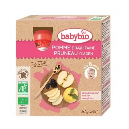 Gourdes de Fruits - 4x90g - Dès 6 mois
