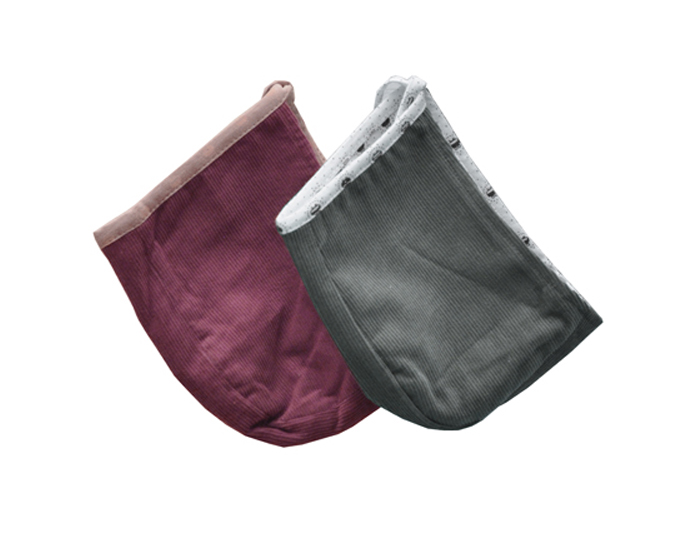 LA QUEUE DU CHAT Bonnet de Naissance en Velours Bordeaux