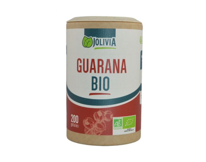 JOLIVIA Guarana Bio - 200 glules vgtales de 300 mg