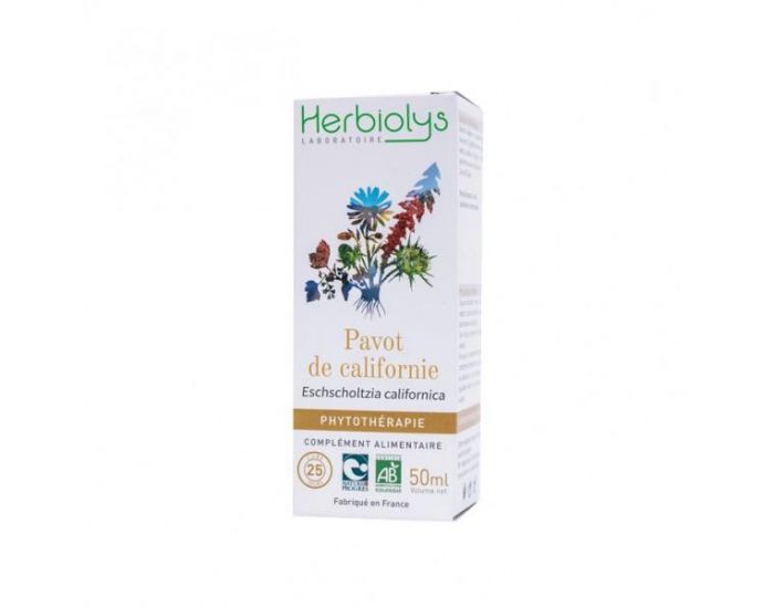 HERBIOLYS Pavot de Californie Bio - 50 ml