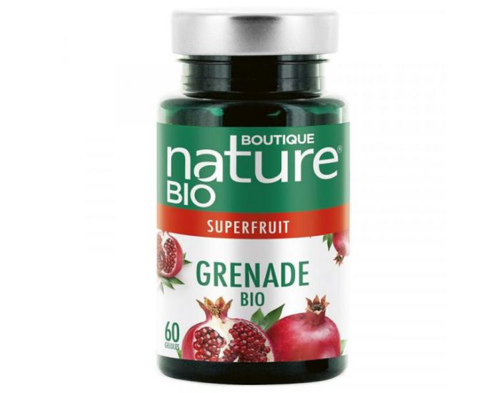 BOUTIQUE NATURE Grenade Bio - 60 glules vgtales de 430 mg