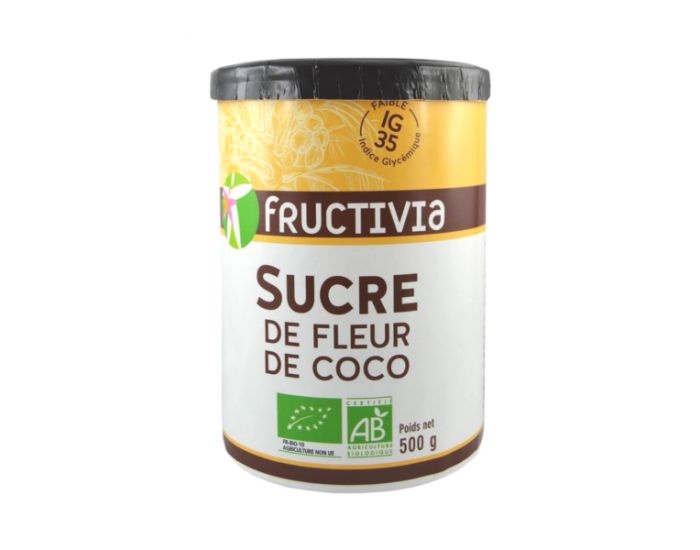 FRUCTIVIA Sucre de Fleur de Coco Bio - 500 g
