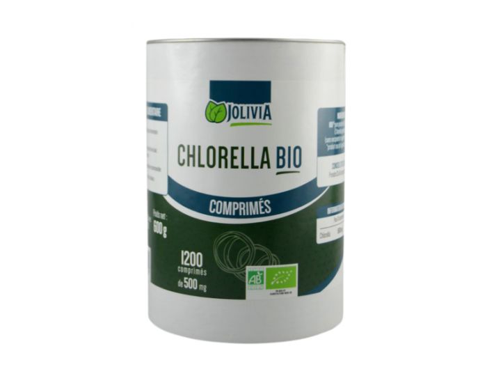 JOLIVIA Chlorella Bio - 1200 Comprims de 500 mg