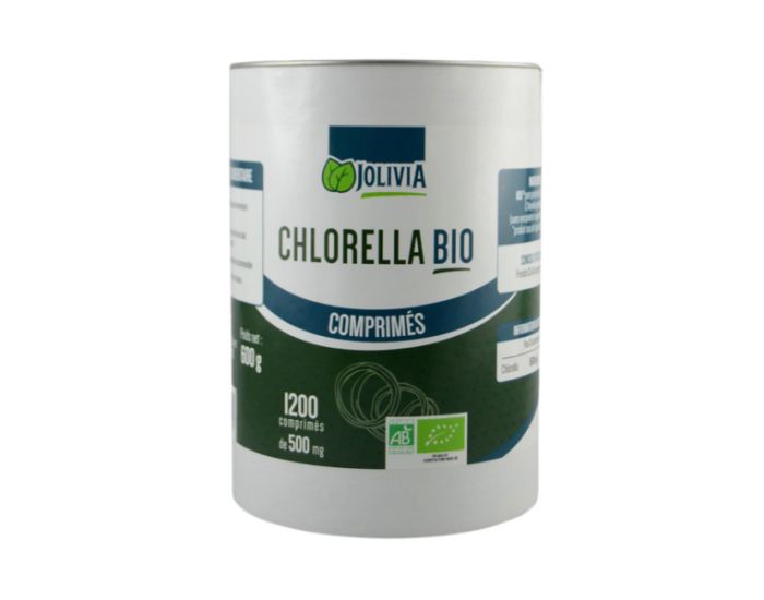JOLIVIA Chlorella Bio - 1200 Comprim�s de 500 mg