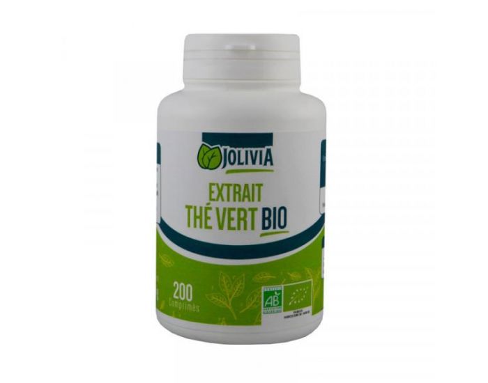 JOLIVIA Extrait Th vert Bio - 200 comprims de 400 mg