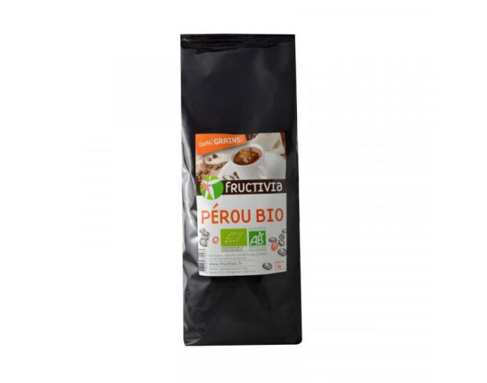 FRUCTIVIA Caf Bio Arabica en grains - Prou - 1kg
