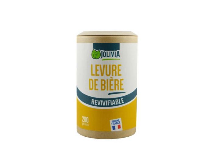 JOLIVIA Levure de Bire revivifiable - 200 glules vgtales de 320 mg