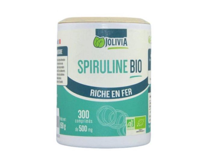 JOLIVIA Spiruline Bio - 300 comprims de 500 mg