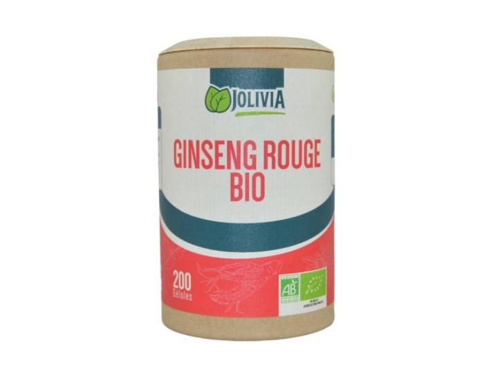 JOLIVIA Ginseng Rouge Bio - 200 glules vgtales de 300 mg