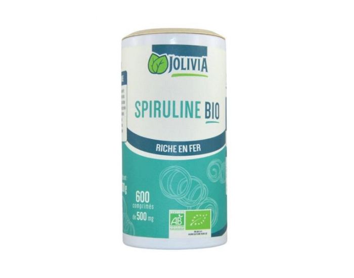 JOLIVIA Spiruline Bio - 600 comprims de 500 mg
