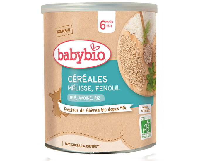 BABYBIO C�r�ales M�lisse Fenouil - 220 g - D�s 6 mois