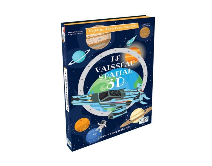 SASSI JUNIOR Le Vaisseau Spatial - Livre 3D - Ds 6 Ans 