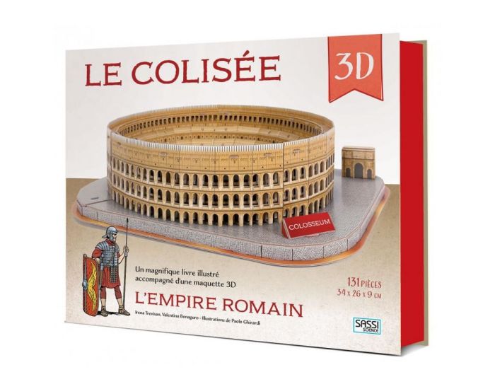 SASSI JUNIOR L'Empire Romain. Le Colise 3D - Ds 6 Ans 