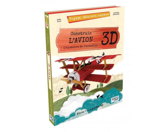 SASSI JUNIOR L'Avion - Livre 3D - D�s 6 Ans