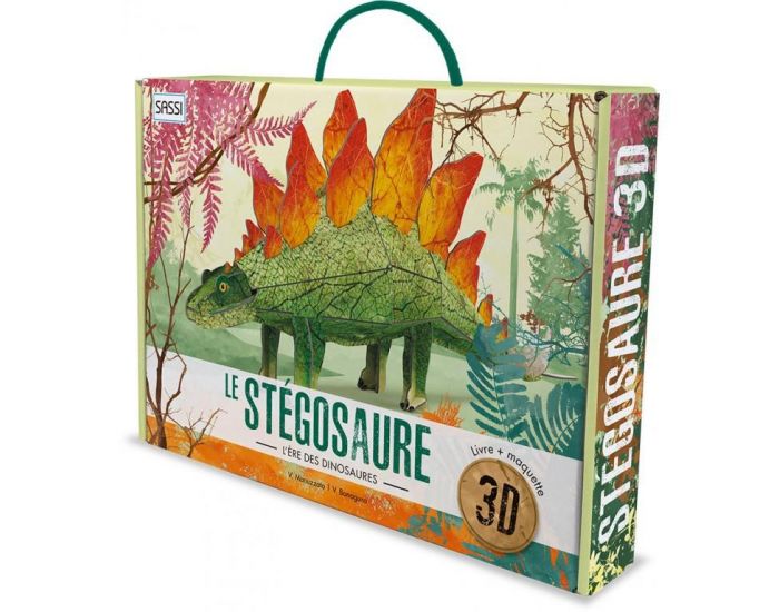 SASSI JUNIOR Le Stgosaure - Livre 3D - Ds 6 Ans 