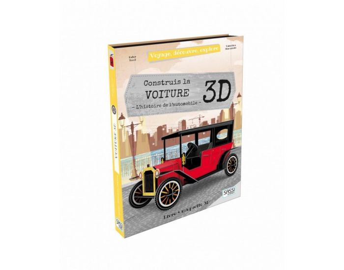 SASSI JUNIOR La Voiture - Livre 3D - Ds 6 Ans 
