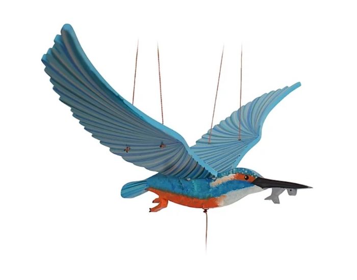 TULIA'S ARTISAN GALLERY Mobile Artisanal Issu du Commerce �quitable - Martin p�cheur