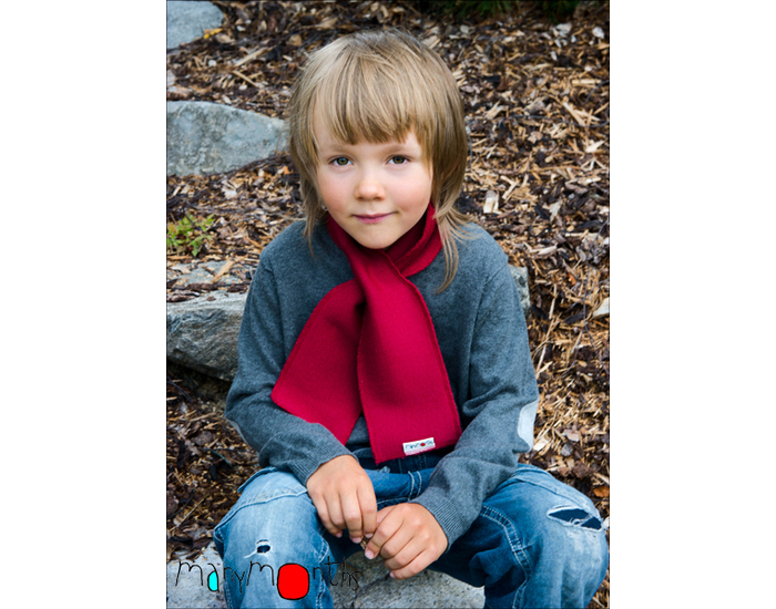 MANYMONTHS Echarpe Neckie B�b� en Laine M�rinos - 12-30 mois