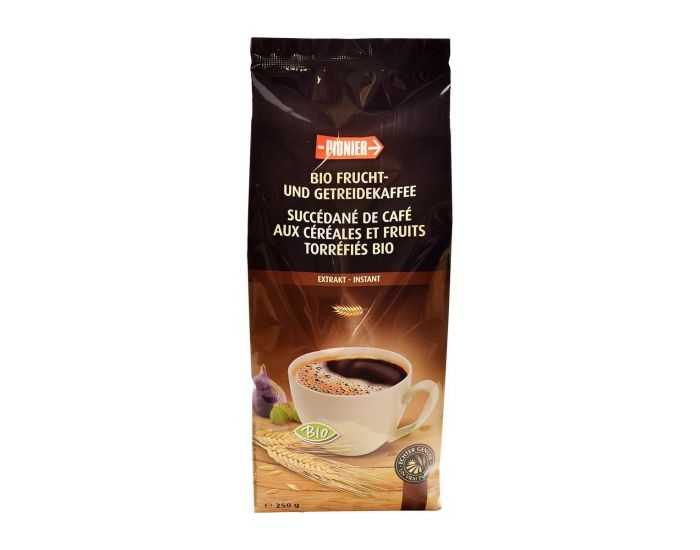 PIONIER Recharge Succ�dan� De Caf� Soluble Bio (Aux C�r�ales-Fruits-Chicor�e) - 250g