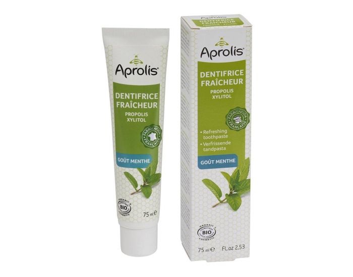 APROLIS Dentifrice Fra�cheur go�t Menthe Bio - 75ml