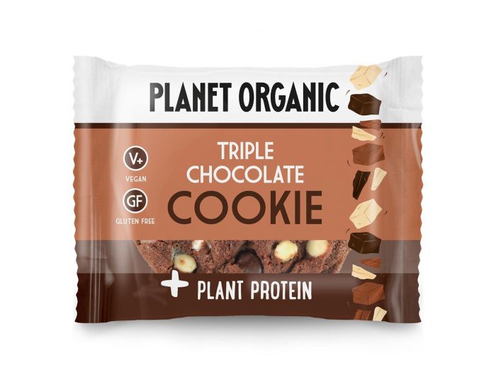 PLANET ORGANIC Cookie Protin 3 Chocolats Bio - 50g