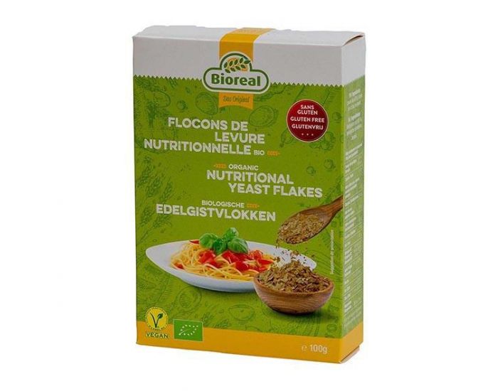 BIOREAL Flocons de Levure Nutritionnelle Bio - 100g