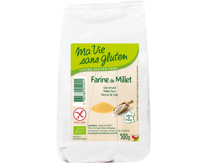 MA VIE SANS GLUTEN Farine de Millet - 500 g
