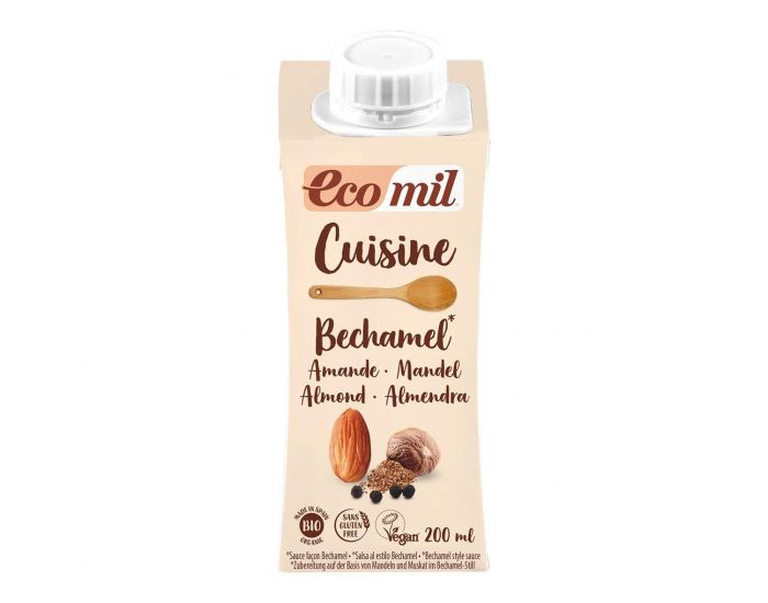 ECOMIL Cr�me Cuisine aux Amandes fa�on B�chamel Bio - 200ml