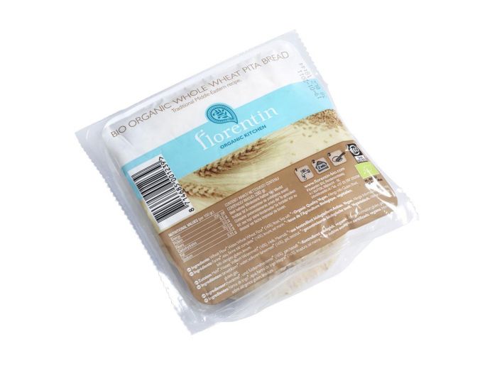 FLORENTIN Pain Pita Complet Bio (sachet de 4 pains) -  280g