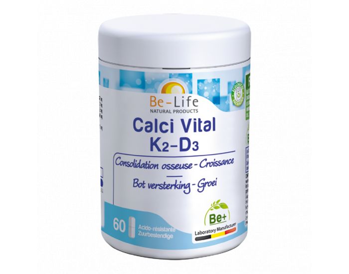 BE-LIFE Calci Vital K2-D3 - 60 glules