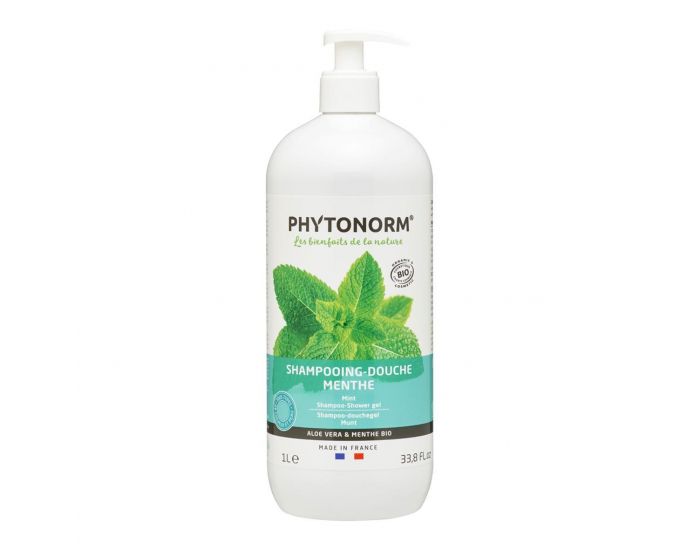 PHYTONORM Shampooing-Douche Menthe Bio - 1L