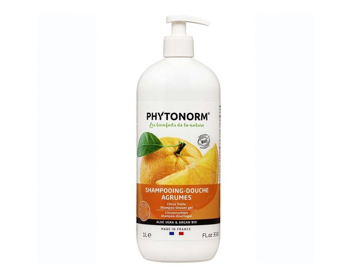 PHYTONORM Shampooing-Douche Agrumes Bio - 1L
