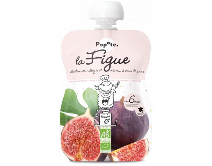 POPOTE La Figue - Lot de 10 Gourdes - D�s 6 Mois
