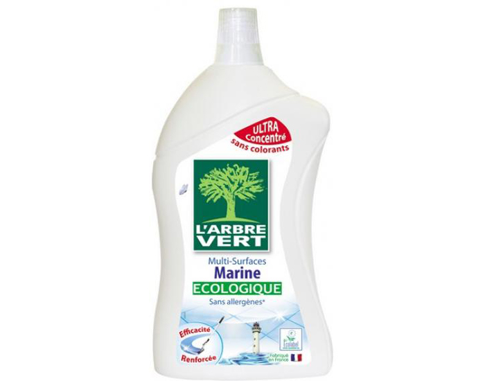 L'ARBRE VERT Nettoyant Multi-Surfaces et Ultra-Concentr - Marine - 1L