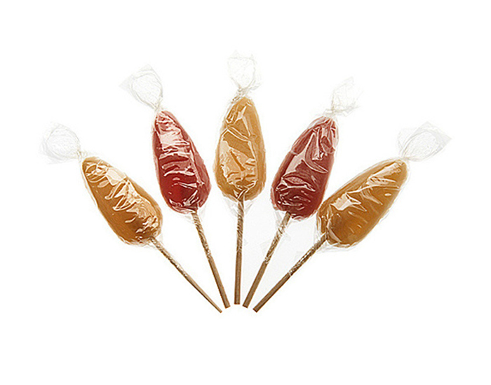 BALLOT-FLURIN 5 Sucettes au Miel et Miel-Framboise Bio - 60 g