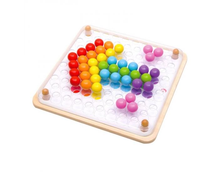 CLASSIC WORLD Mosa�que en Bois avec Carte d'Apprentissage - D�s 3 ans