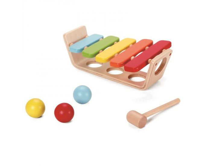 CLASSIC WORLD Xylophone et Tap Balles en Bois - D�s 12 mois