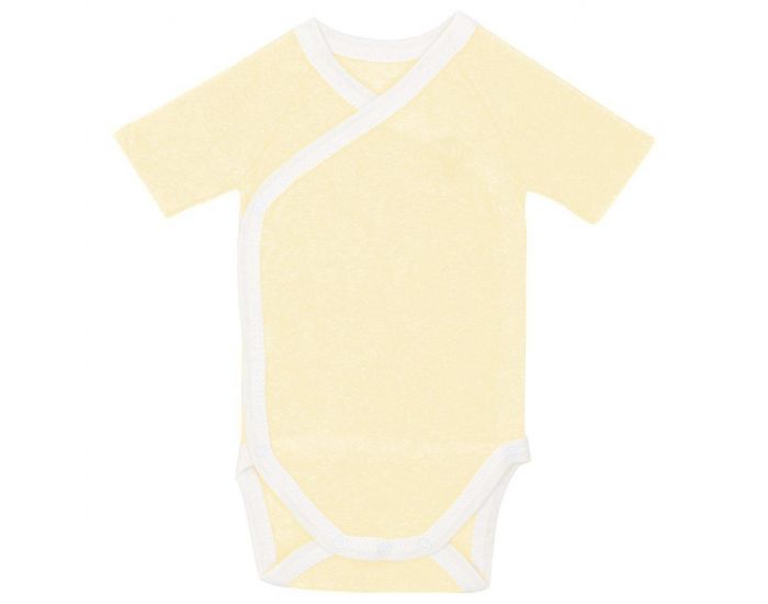  Body crois� Manches Courtes - 100% Coton Bio - Mimosa