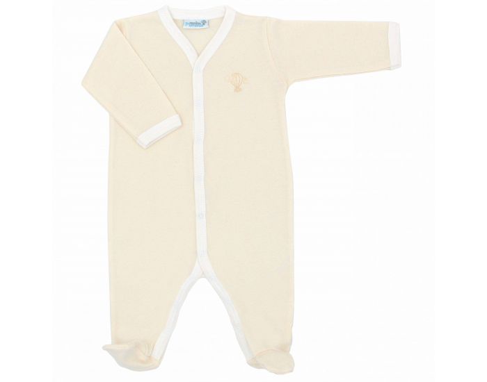  Pyjama L�ger �t� - 100% Coton Bio - Cr�me