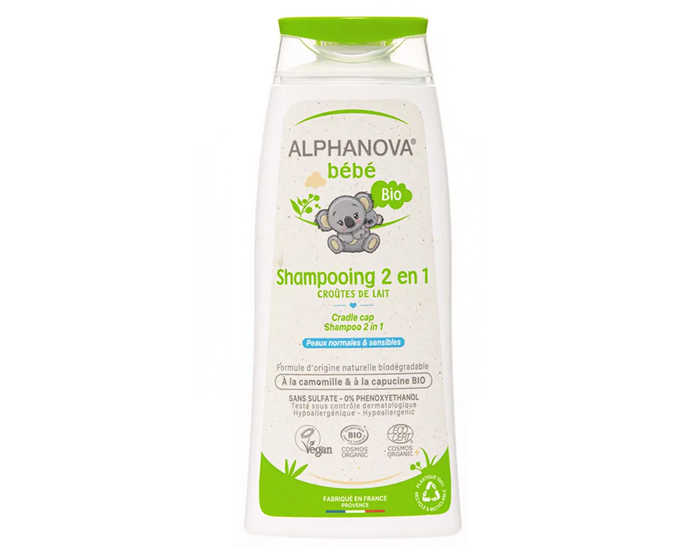 ALPHANOVA Bébé Shampooing 2 en 1 - 200 ml