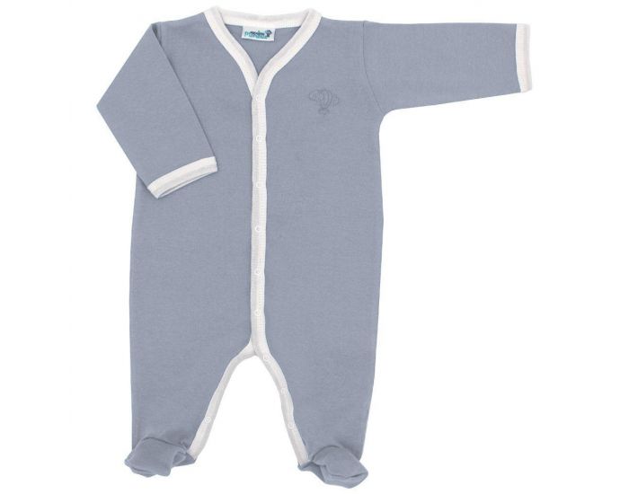  Pyjama L�ger �t� - 100% Coton Bio - Oc�an